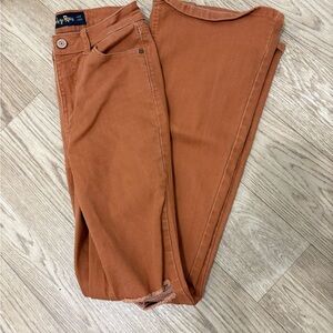 Indigo Rein Women's Jeans in Rust Orange